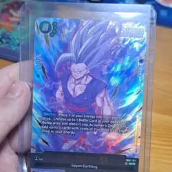 Bandai Dragon Ball Super Card Game Son Gohan SH FB07-121 Foil SCR Battle - Image 1