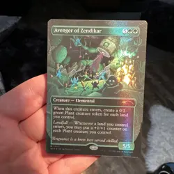 Avenger of Zendikar - 1900 - NM - Secret Lair Drop (SLD) (Rainbow Foil) In Hand - Image 1