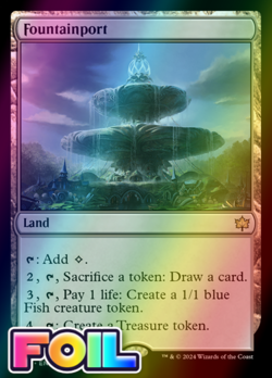 x1 Fountainport BLB Bloomburrow MTG 253 FOIL RARE M/NM 1x - Image 1