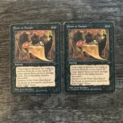 MTG 1x Hymn to Tourach (Kirschner) x1 HP Fallen Empires - Image 1