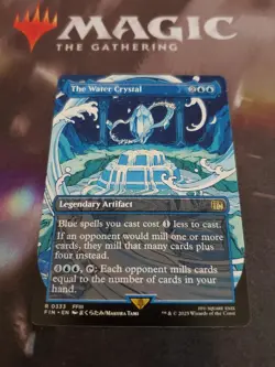 Mtg. The Water Crystal. Borderless. Final Fantasy. Pack Fresh - Image 1