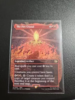 The Fire Crystal (Borderless) Final Fantasy Regular - Image 1