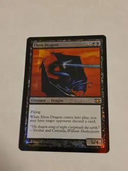 Ebon Dragon From the Vault: Dragons Foil NM - Image 1