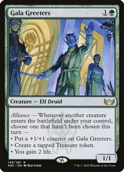 1x Gala Greeters - Foil NM Eng MTG - Streets of New Capenna - Image 1