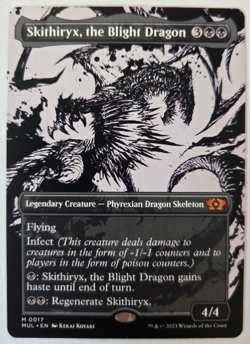 Skithiryx, the Blight Dragon 17 (Showcase) March of the Machine MTG NM - Image 1