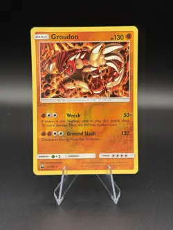Groudon 81/168 Celestial Storm Rare Reverse Holo Pokemon Card - MP - Image 1