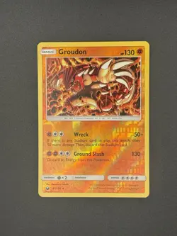 Groudon 81/168 Celestial Storm Rare Reverse Holo Pokemon Card - MP - Image 3