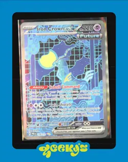 Iron Crown ex - 158/131 Prismatic Evolutions Special Illustration Pokemon TCG - Image 1