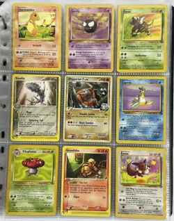 Pokemon Card Collection VTG Binder Holo Rare 1st WoTC Rhyperior Lapras Eevee - Image 1