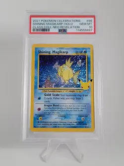 Pokemon - Shining Magikarp - Celebrations CC -66/64- Holo Rare - PSA 10 Gem Mint - Image 3