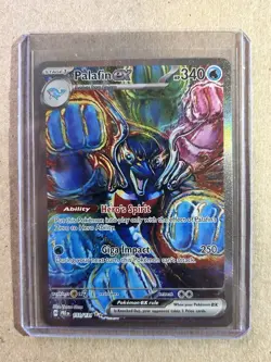 2025 Pokemon Prismatic Evolutions Palafin ex #151/131 Special Illustration Rare - Image 3