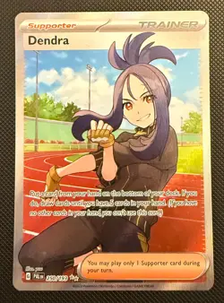 Pokemon TCG - Dendra 250/193 - Paldea Evolved- Full Art Trainer- Pack Fresh- NM. - Image 1