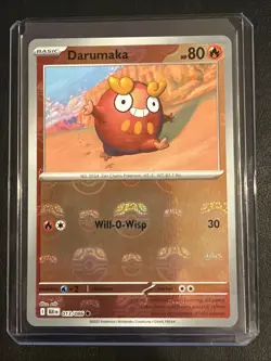 Darumaka Masterball Holo 013/086 - Master Ball - Pokemon TCG: Black Bolt - Image 1