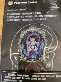 Mewtwo Legendary Moments Pin 1/12 Pokemon Center ⭐ Trusted Seller 🚚 Fast Ship - Image 2