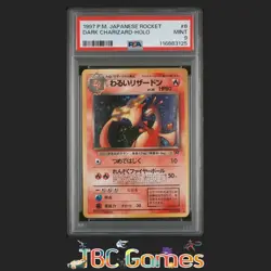 Dark Charizard Japanese Team Rocket Holo #6 PSA 9 - Image 1
