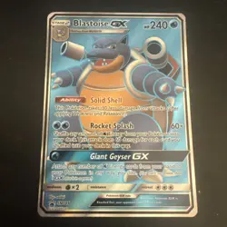2019 Pokemon Black Star Promo Blastoise GX Full Art #SM189 - Image 1