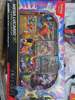 Pokemon TCG: Mega Lucario ex Figure Collection - New and In Hand Pokemon - Image 1