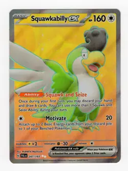 Pokemon TCG Squawkabilly ex 247/193 - Paldea Evolved - Ultra Rare - NM - Image 1
