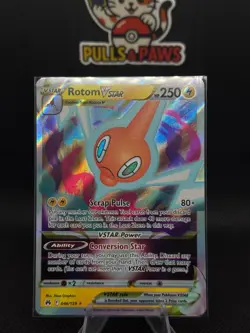 Pokemon TCG Rotom VSTAR Sword & Shield-Crown Zenith 046/159 Holo Ultra Rare MINT - Image 1