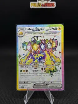 Pokemon TCG Galvantula ex 159/142 Stellar Crown Full Art Rainbow Ultra Rare Holo - Image 1