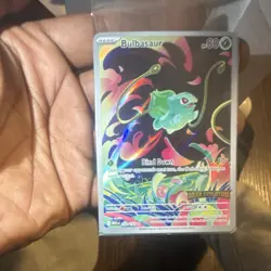 Pokemon Bulbasaur 133/132 Holo Illustration Rare Stamped MegaEvolution Promo - Image 1
