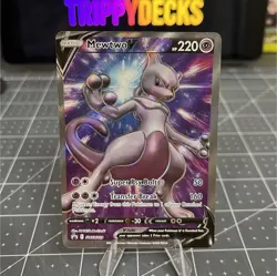 Pokemon TCG Mewtwo V SWSH229 Promo Full Art Holo Sword & Shield 220 HP - Image 1