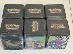 Pokemon Stacking Tin Lot of 6 Factory Sealed 2025 TCG Fast Shipping! - Image 1