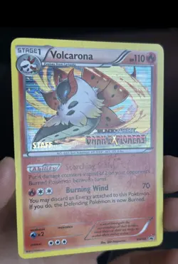 Pokemon Volcarona BW40 Holo STAFF Black & White Dark Explorers - Image 3