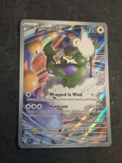 Pokemon TCG Tornadus SVP 210 Pokemon Center Stamped Promo Near Mint - Image 1