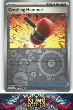 Crushing Hammer - Common - Near Mint or Better - Pokemon TCG - #168/198 - Image 1
