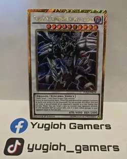YUGIOH DRAGOCYTOS CORRUPTED NETHERSOUL DRAGON PGL2 1ST EDITION GOLD LIGHT PLAYE - Image 1