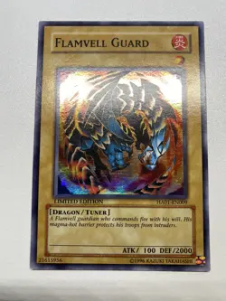 Yugioh Flamvell Guard Super Rare Limited Edition HA01-009 MP - Image 1