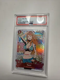 One Piece TCG Nami Treasure Rare PSA 9 Wings Of The Captain ST01-007 TR English - Image 3