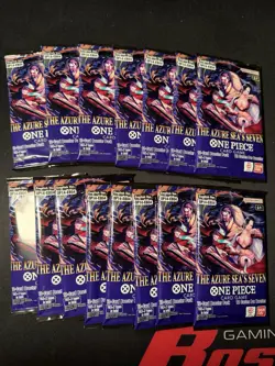 One Piece TCG Lot of 15 OP14 Loose Packs - Image 1