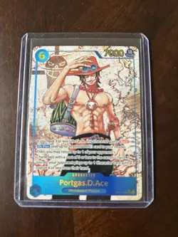 Portgas.D.Ace Alt Art OP13-119 SEC Carrying on His Will One Piece ENGLISH - Image 1
