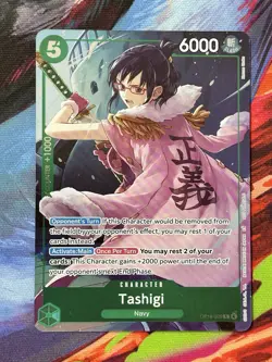 Tashigi OP14-029 Dash pack Promo- The Azure Sea's Seven ENGLISH OP14 One Piece - Image 1