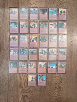 Magic The Gathering Fallen Empires 32 Red Cards M/NM - Image 1