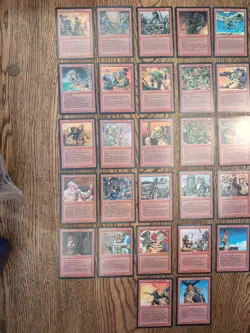 Magic The Gathering Fallen Empires 32 Red Cards M/NM - Image 2