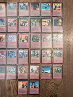 Magic The Gathering Fallen Empires 32 Red Cards M/NM - Image 3