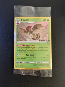Pokemon TCG Flapple Gamestop Promo Card 022/192 Exclusive Holo 2021 Sealed NEW - Image 1