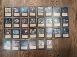Magic The Gathering Fallen Empires 30 Black Cards M/NM - Image 1