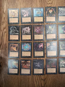 Magic The Gathering Fallen Empires 30 Black Cards M/NM - Image 2