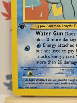 Totodile Neo Destiny 1st Edition Regular Card 85/105 - Image 2