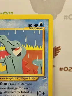 Totodile Neo Destiny 1st Edition Regular Card 85/105 - Image 4
