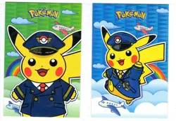 Cracked ice Holo- Pokemon -Electric Card Database- PIKACHU THE PILOT - Image 1