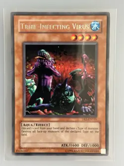 Yugioh Card - Tribe-Infecting Virus Rare DR1-EN131 MP - Image 1