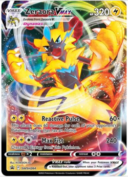Zeraora VMAX - SWSH264 - Pokemon Promo Sword & Shield Ultra Rare Holo Card - Image 1