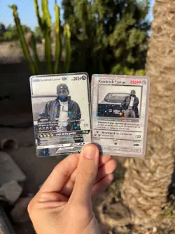 Custom Kendrick Lamar Pokemon style trading cards FULL DISCOGRAPHY PACK - Image 4