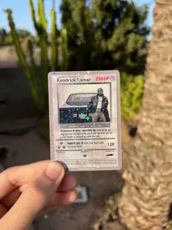 Custom Kendrick Lamar Pokemon style trading cards FULL DISCOGRAPHY PACK - Image 5