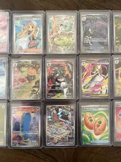 Pokemon Tradin Card Game Full Art Lot Rares/Illustration Rares Charizard Meowth - Image 3
